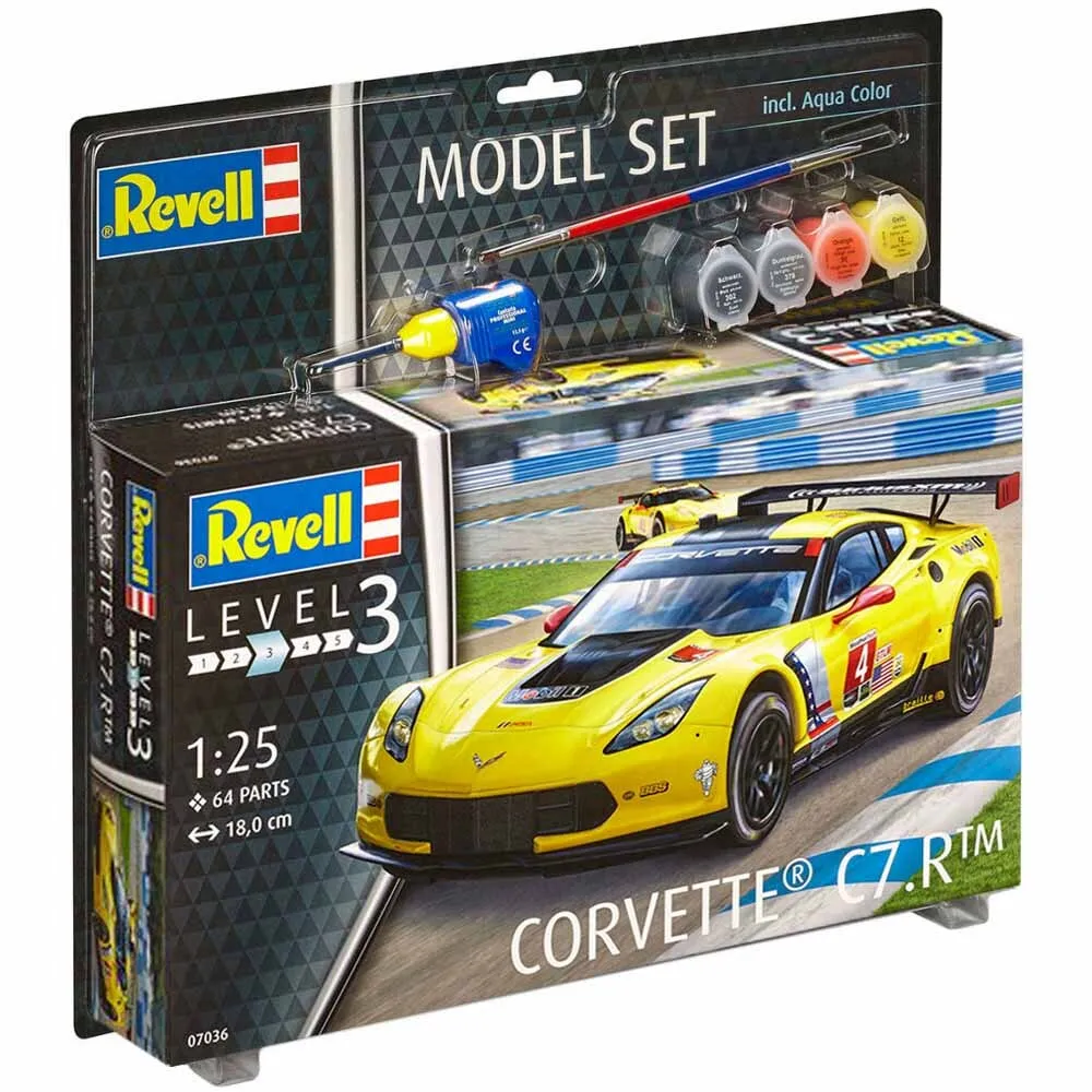1/25 Corvette C7.R Model Set