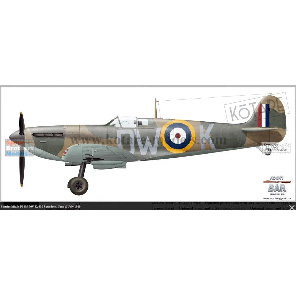 1/32 Spitfire MK.1A Mid