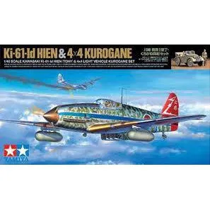 1/48 Kawasaki KI-61-ID Hien Tony and 4x4 Light Vehicle Kurogane Set