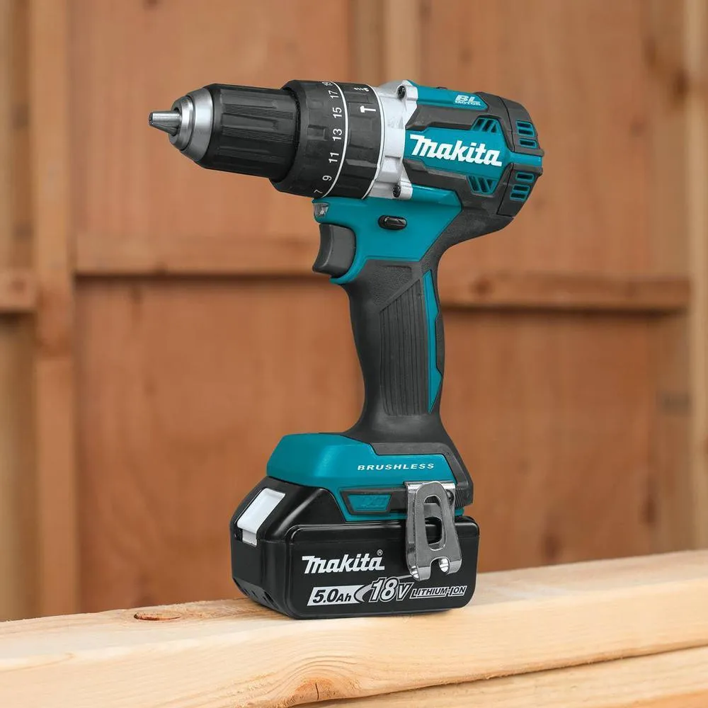 18-Volt 4-Piece 5.0Ah LXT Lithium-Ion Brushless Cordless Combo Kit Hammer Drill/ Impact Driver/ Recipro Saw/ Flashlight