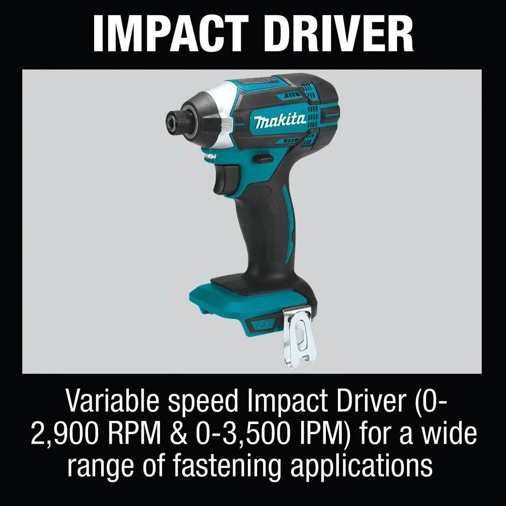 18-Volt Lithium-Ion Cordless 6-Piece Kit (Drill-Driver/ Impact Driver/ Circular Saw/ Recipro Saw/ Vacuum/ Light) 3.0Ah
