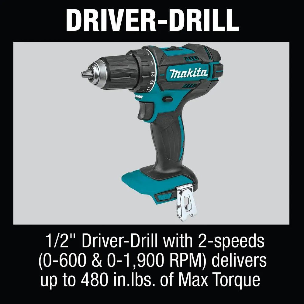 18-Volt Lithium-Ion Cordless 6-Piece Kit (Drill-Driver/ Impact Driver/ Circular Saw/ Recipro Saw/ Vacuum/ Light) 3.0Ah