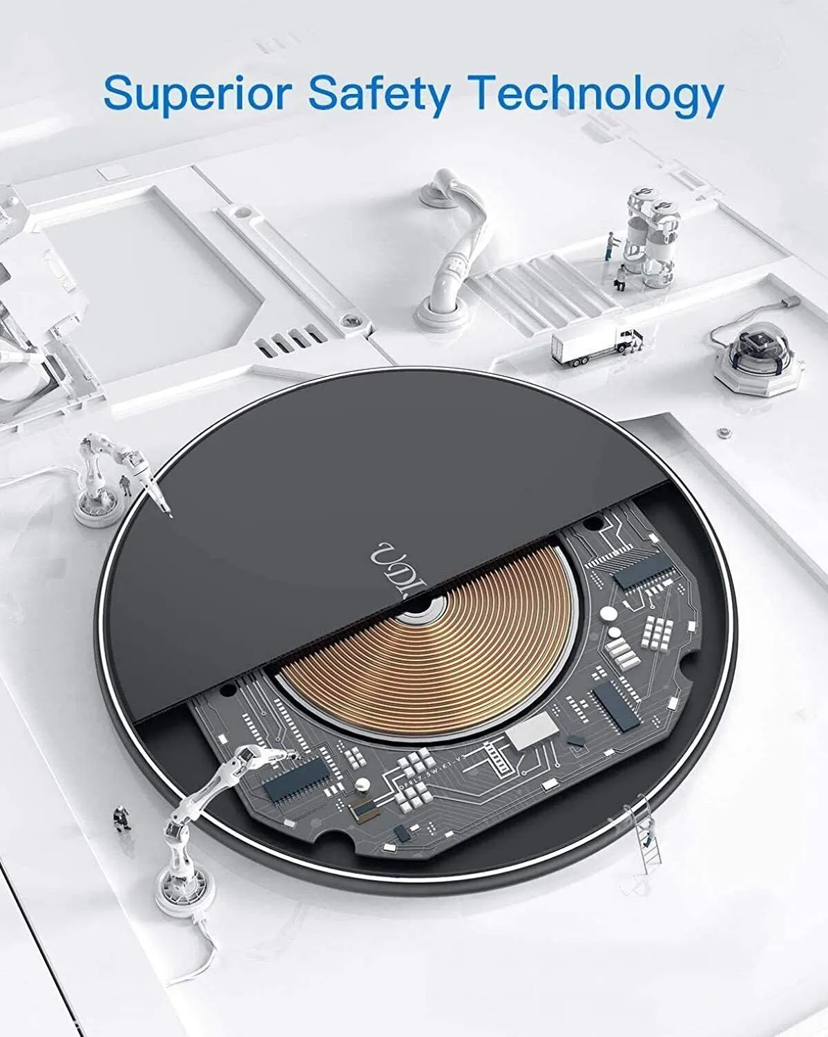 30W Super Fast Wireless Charger Stand | Type-C | Universal Compatibility