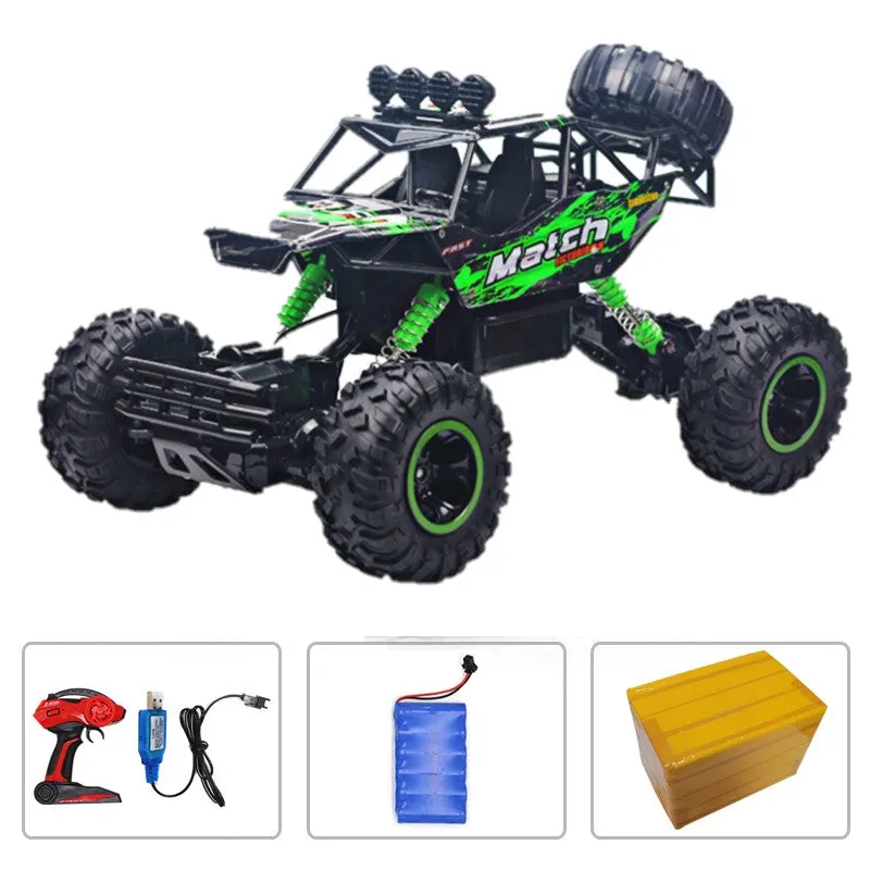4WD RC Car With Led Lights 2.4G Radio Remote Control BLXCK NORWAY™