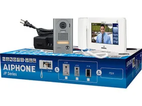 Aiphone JPS-4AEDV 7" Touchscreen Vandal Video Intercom Set (JP-DV, JP-4MED, PS-2420UL)