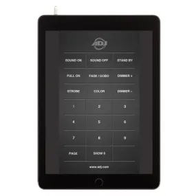 American Dj AIRSTREAMIR 4 x IR sensor for IR control that's compatible with UCIR fixtures. Use in