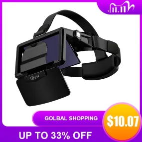 AR Glasses 3D VR Headphones Virtual Reality 3D Glasses Cardboard VR Headsets for 4.7-6.3 inch Phone For FIIT VR AR-X Helmet