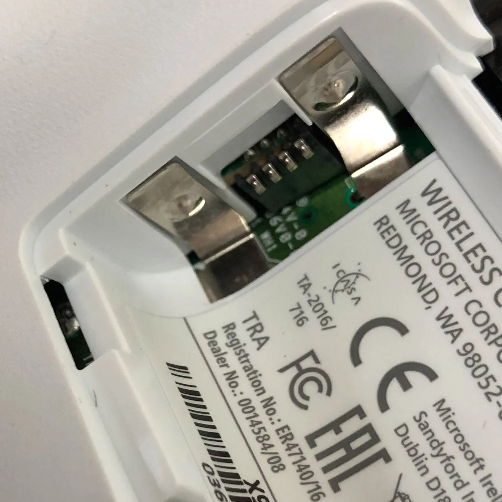 Battery contact tabs & spring set for Microsoft Xbox One wireless controller left & right side terminals internal replacement | ZedLabz