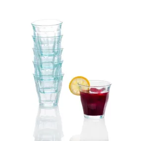 Bistro Glasses Blue 8oz, Set of 6