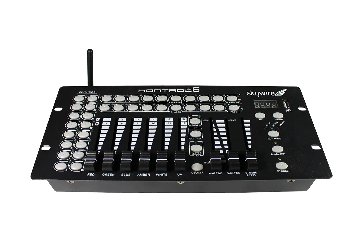 Blizzard Lighting Kontrol 6 Skywire 12-Channel Wireless DMX Color Mixing Control with Skywire