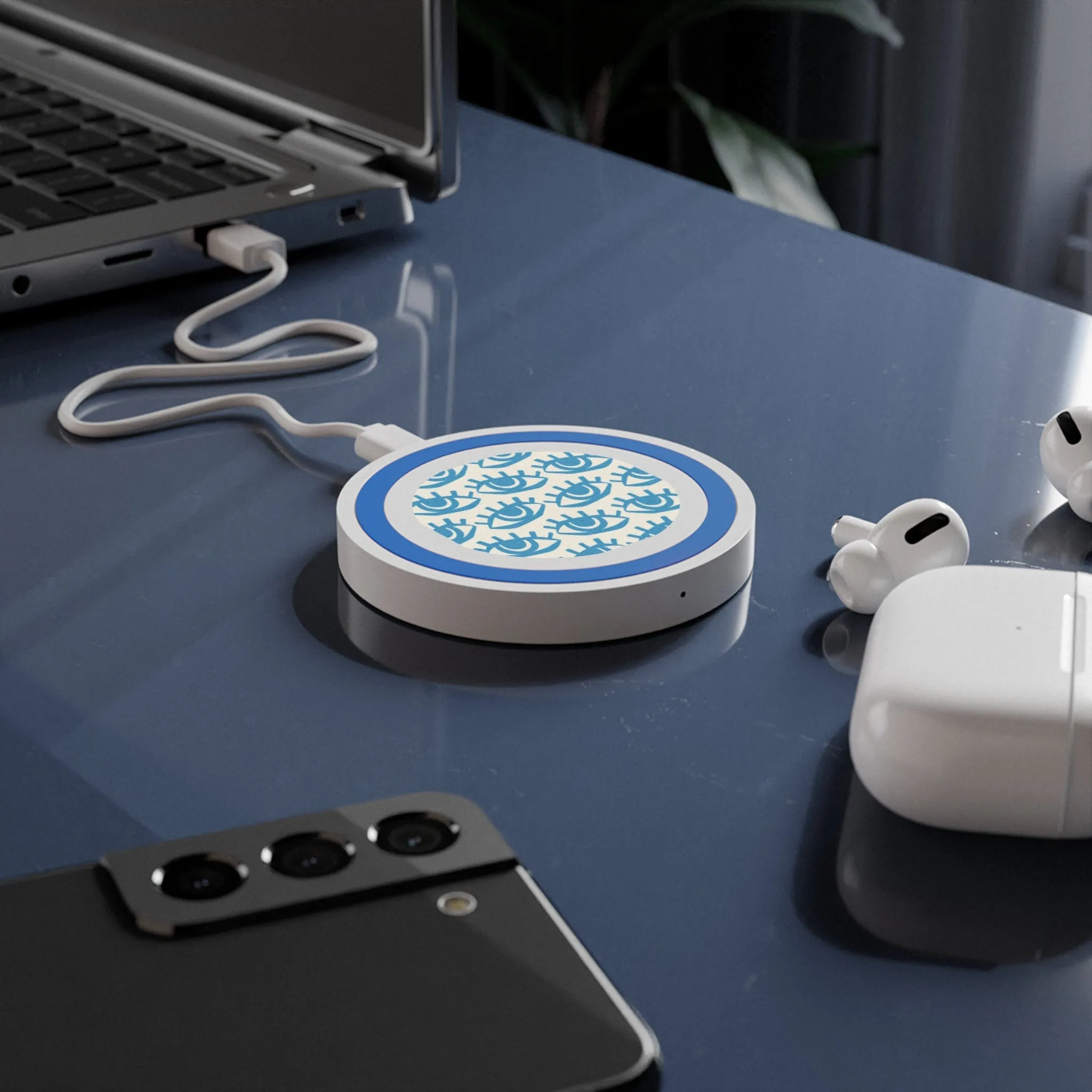Blue Eye Wireless Charging Pad