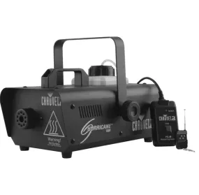 Chauvet DJ HURRICANE H1000 Compact Lightweight Fog Machine Emits Thick Bursts Of Fog To Enhance Any Light Show