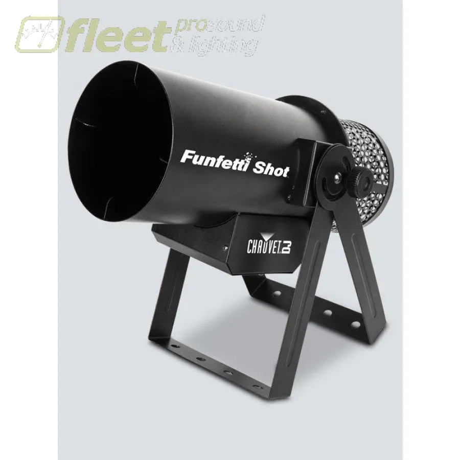 Chauvet FUNFETTI-SHOT Confetti Launcher - 30ft Throwing Distance