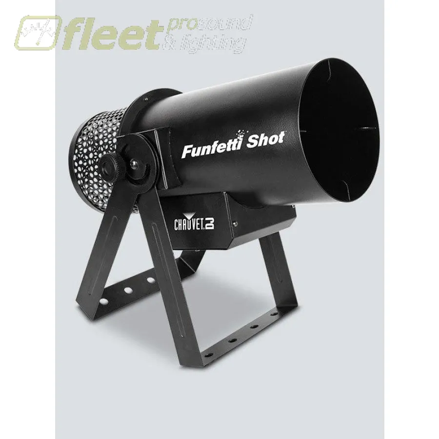 Chauvet FUNFETTI-SHOT Confetti Launcher - 30ft Throwing Distance