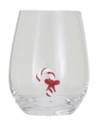 Christmas Stemless Wine Glasses