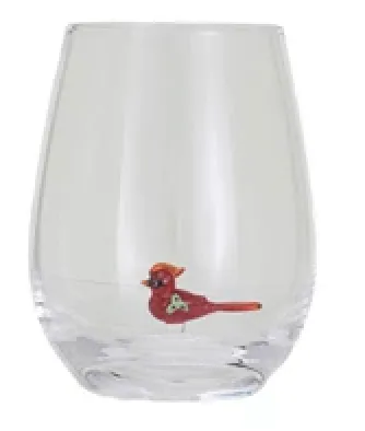 Christmas Stemless Wine Glasses
