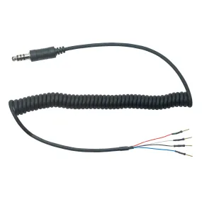 Coiled Helmet Cable | 4/C IMSA Style