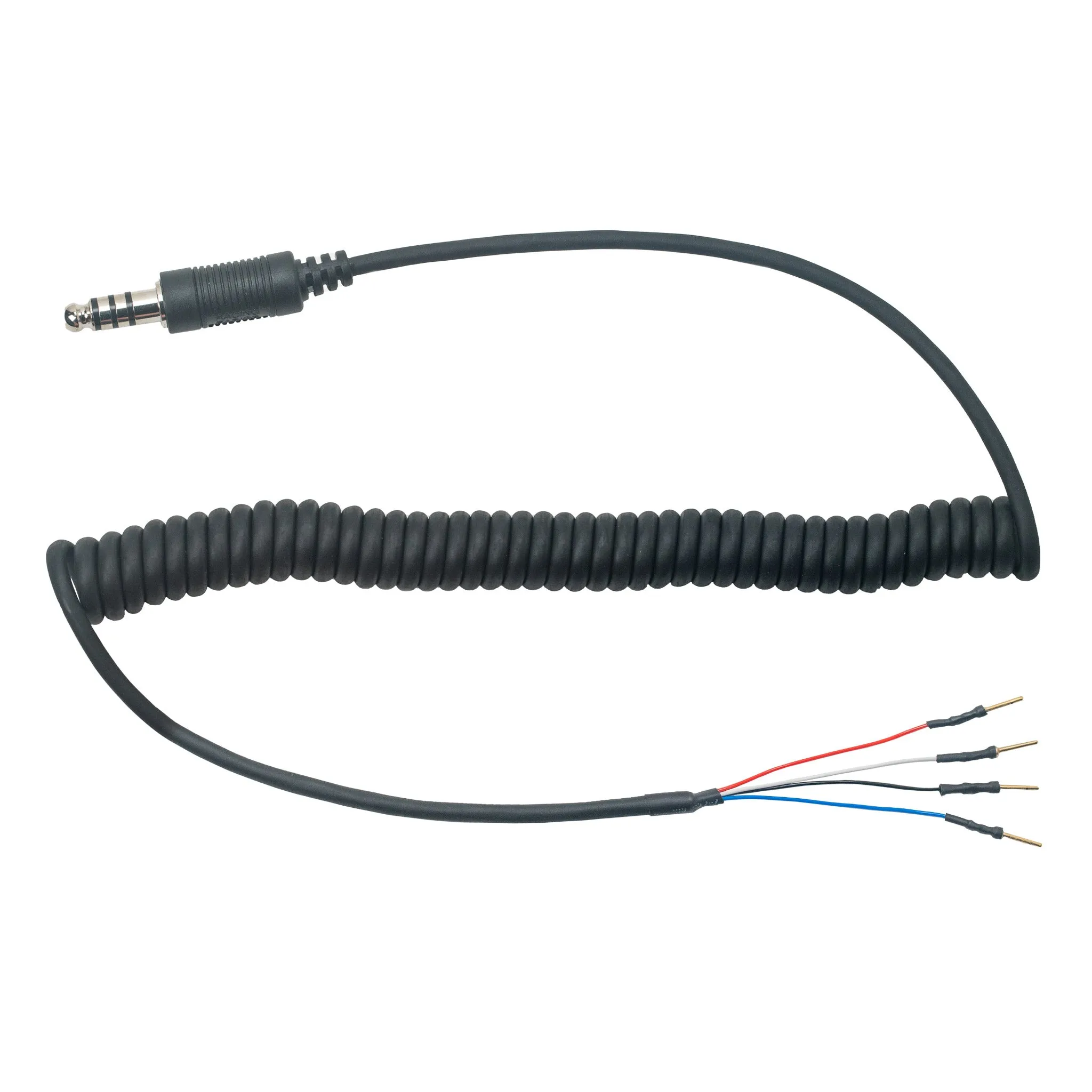 Coiled Helmet Cable | 4/C IMSA Style