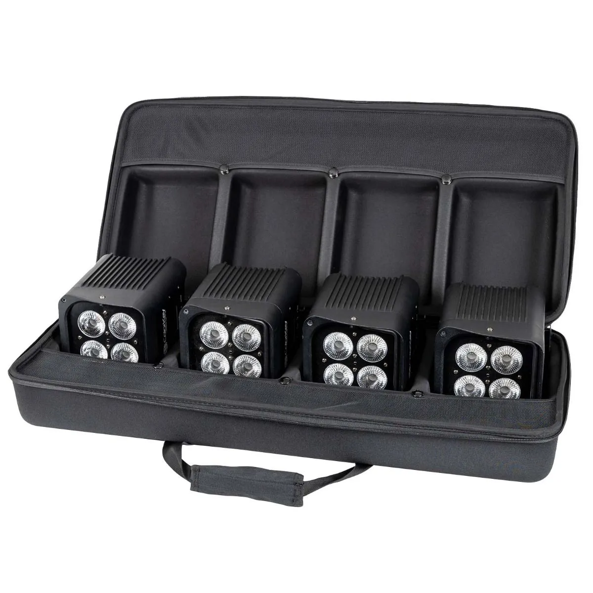 ColorKey CKU-7064 4-Pack AirPar HEX 4 Bundle with Hardshell Case