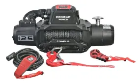 COMEUP Solo 12.5rs 12,500lbs Winch with Synthetic Rope & Wireless Remote