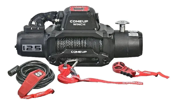 COMEUP Solo 12.5rs 12,500lbs Winch with Synthetic Rope & Wireless Remote