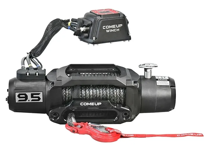 COMEUP Solo 9.5rs 9,500lbs Winch with Synthetic Rope & Wireless Remote