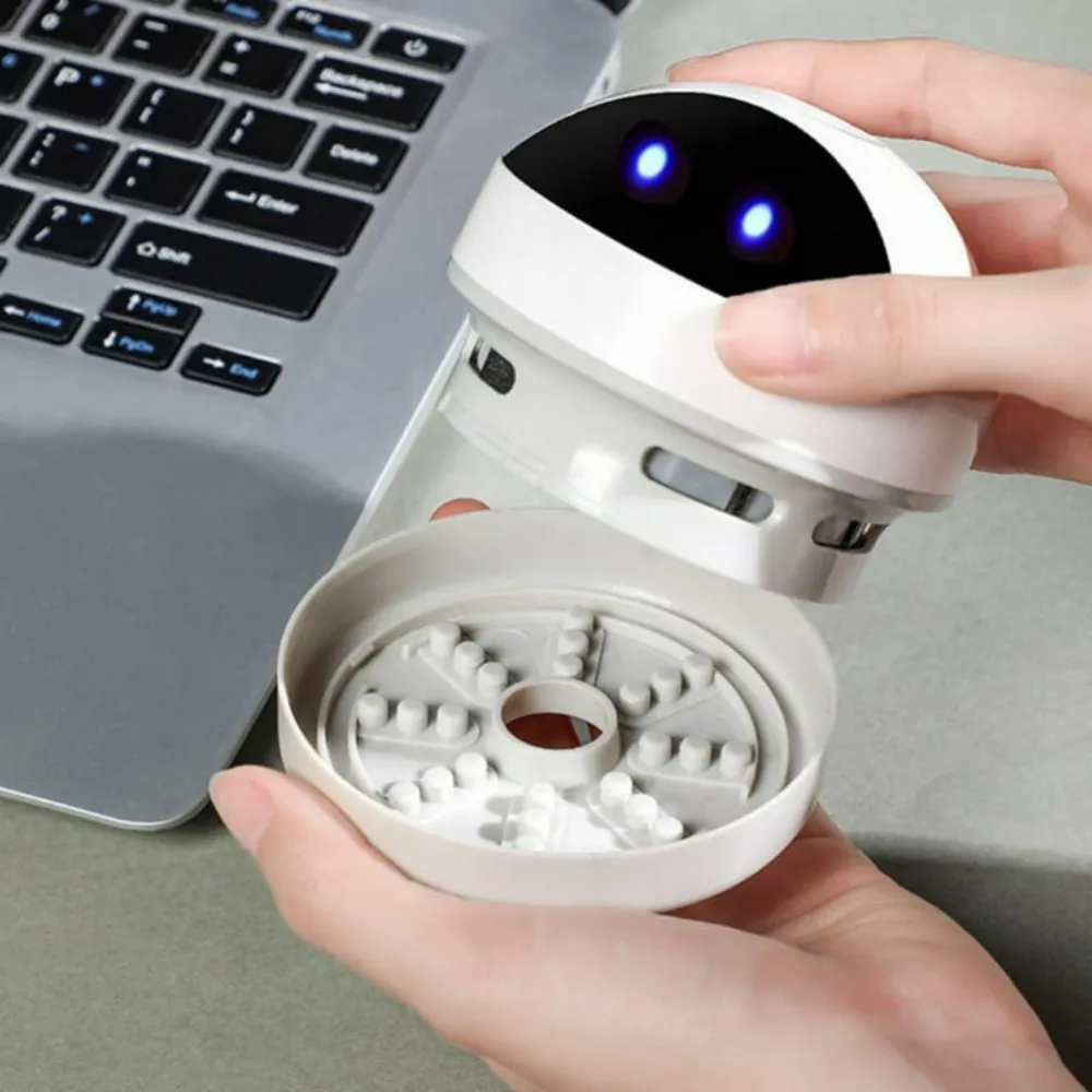Compact USB Charging Mini Desk Vacuum Cleaner Robot