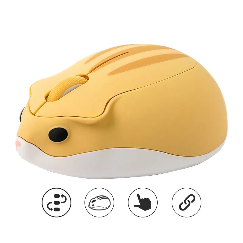 Cute Cartoon Hamster Wireless Mouse