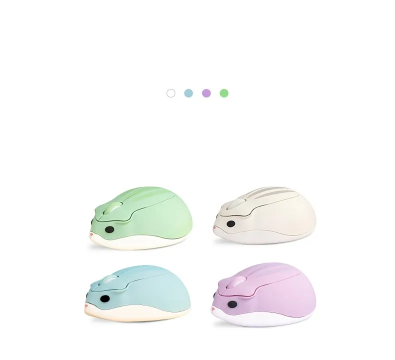 Cute Cartoon Hamster Wireless Mouse