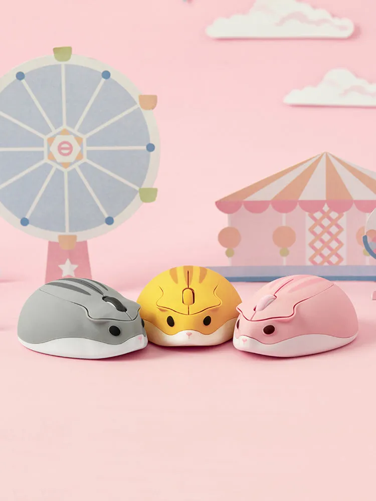 Cute Cartoon Hamster Wireless Mouse
