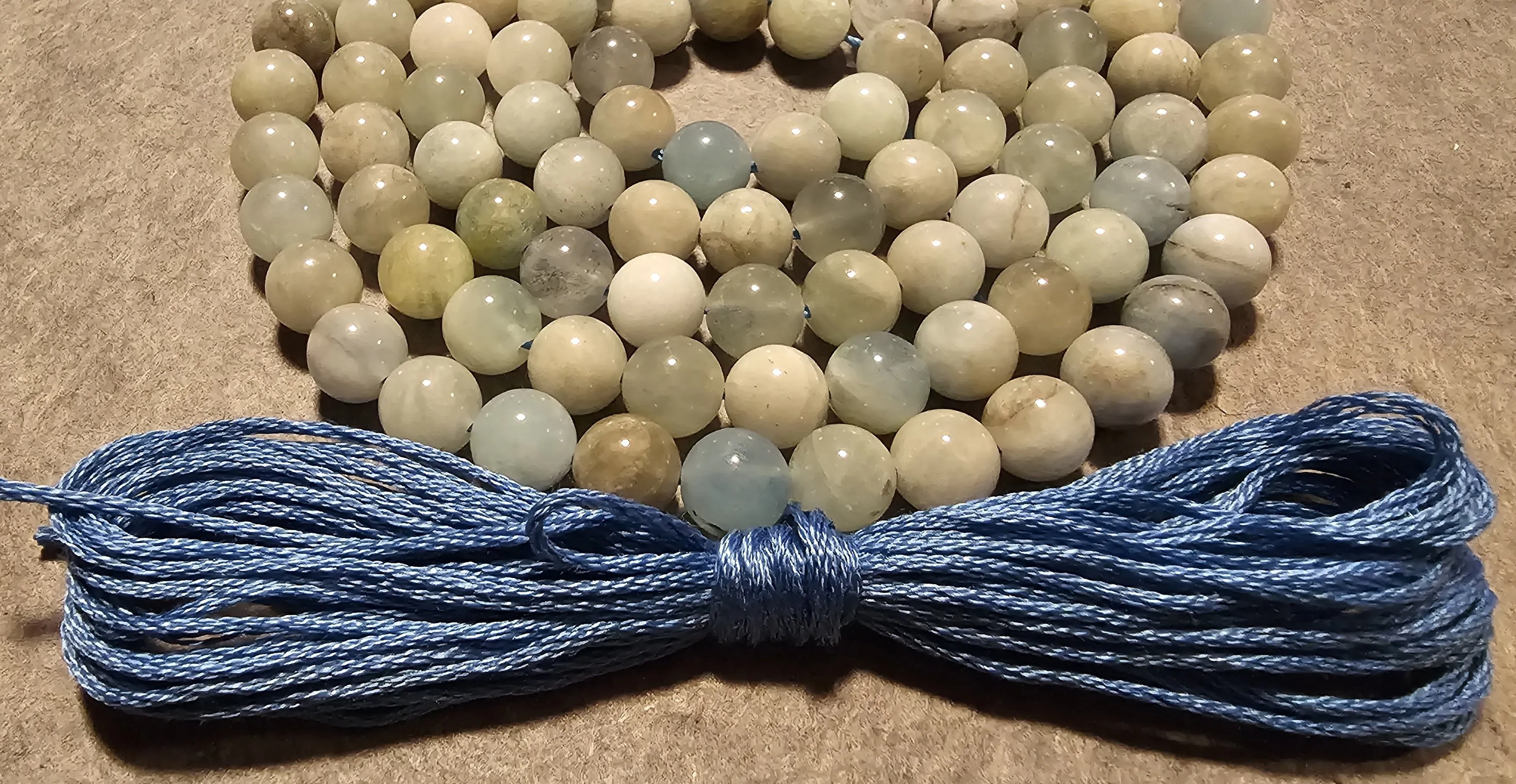 Deep Connection Mala Kit - Aquamarine