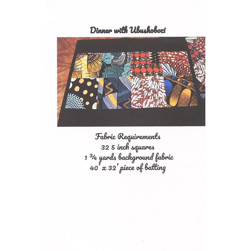 Dinner with Ubushobozi Placemats Kit