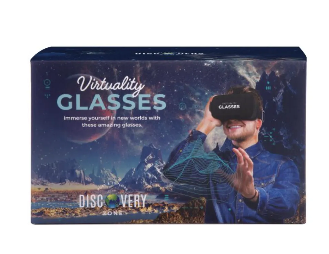 Discovery Zone Virtuality VR Glasses Black 20x14x12cm