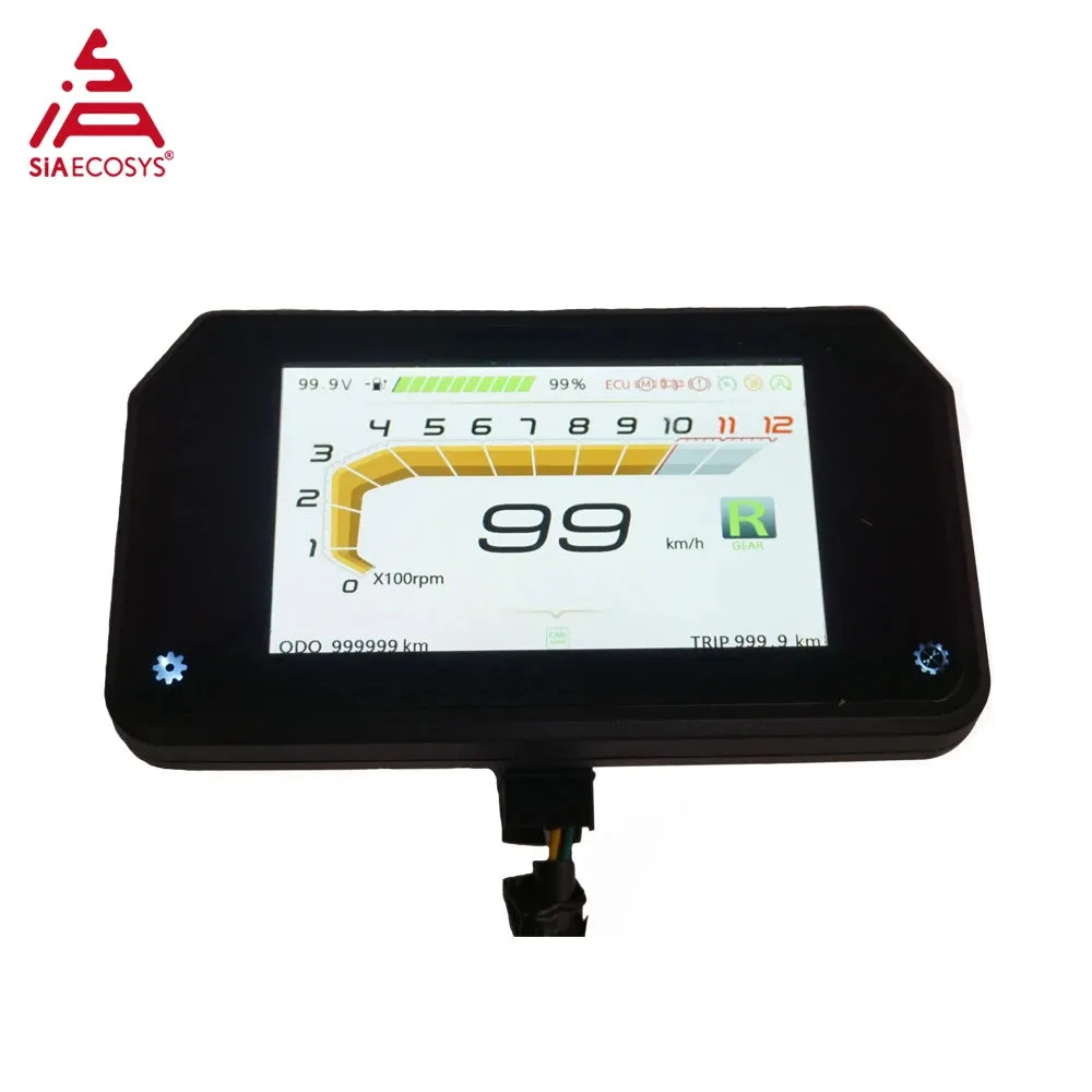 Display TFT Screen T15 with CAN-BUS Communication Speedometer for Electric Scooter Optional Instrument Display