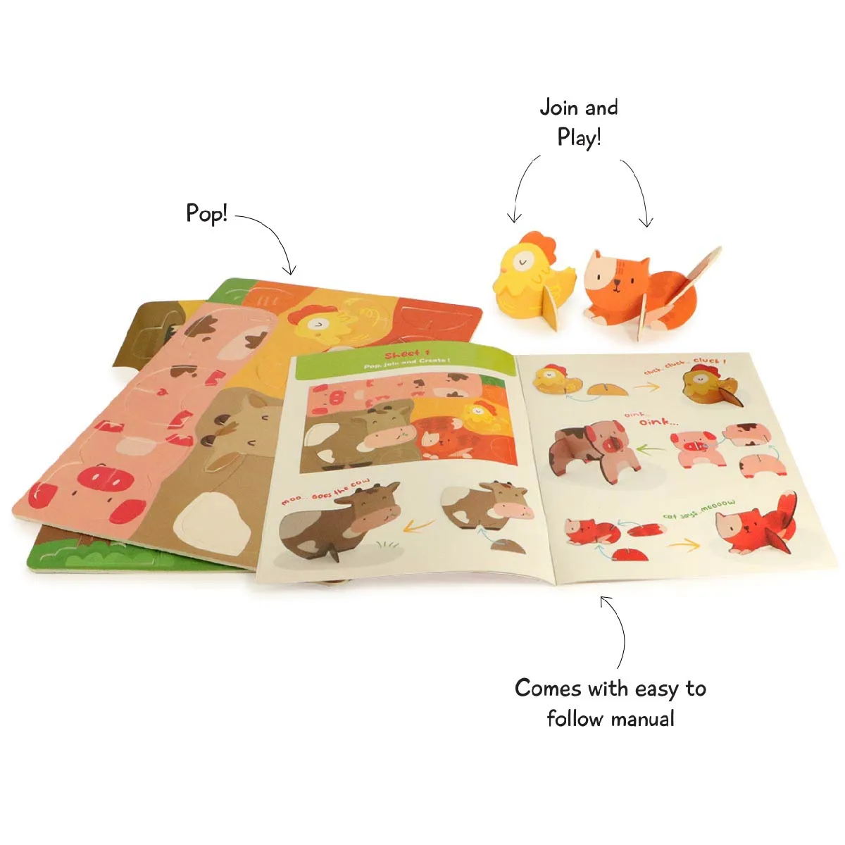 DIY 3D Activity Boxes - Farm, Forest and Circus theme 
 - 3 Years 