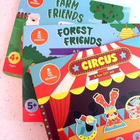 DIY 3D Activity Boxes - Farm, Forest and Circus theme 
 - 3 Years 