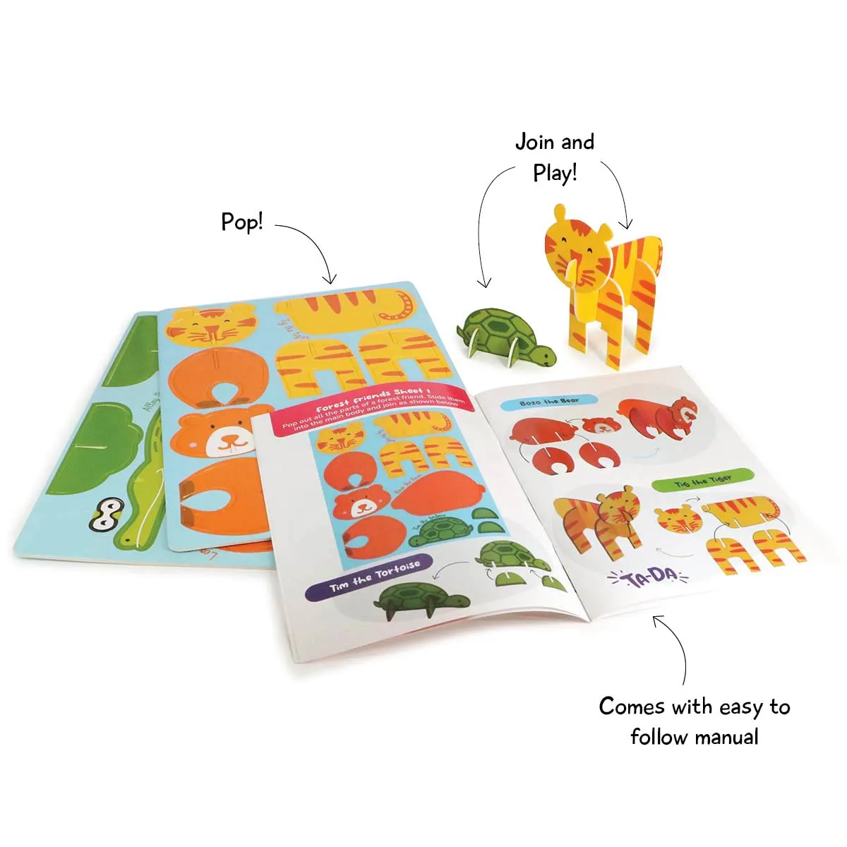 DIY 3D Activity Boxes - Farm, Forest and Circus theme 
 - 3 Years 