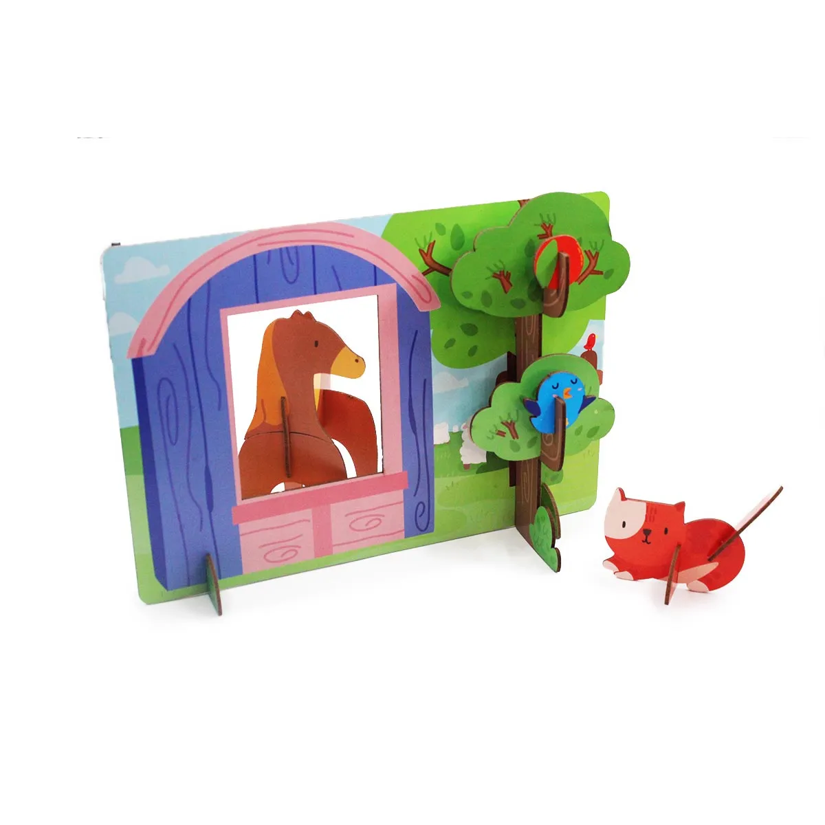 DIY Farm Friends 3D Activity Box  - 4 Years 