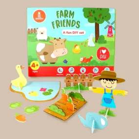 DIY Farm Friends 3D Activity Box  - 4 Years 