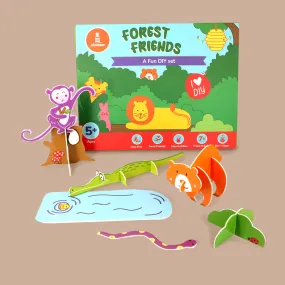 DIY Forest Friends 3D Activity Box  - 5 Years 