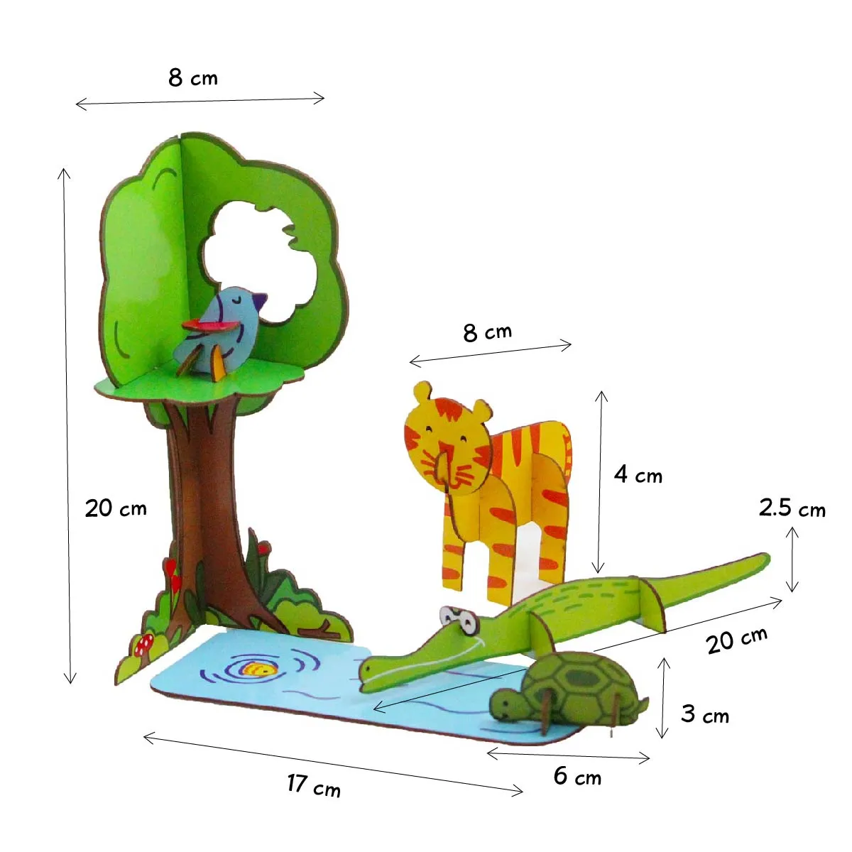 DIY Forest Friends 3D Activity Box  - 5 Years 
