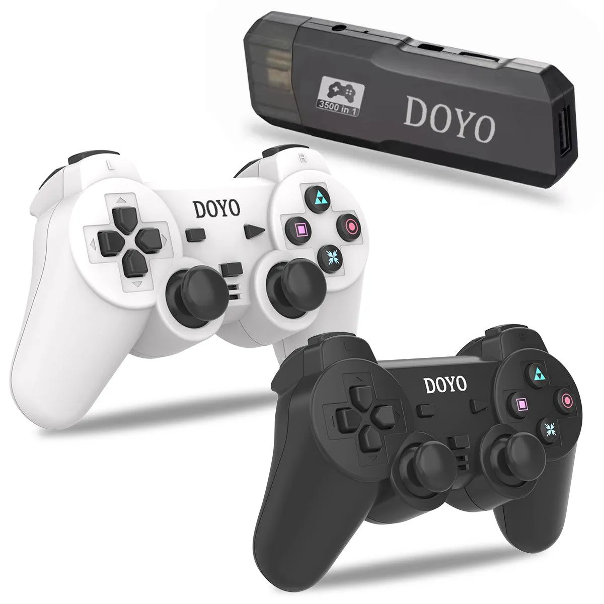 DOYO Retro Game Console, 3500  HD Classic Games 10 Simulators Plug and Play 4K HDMI Output for TV