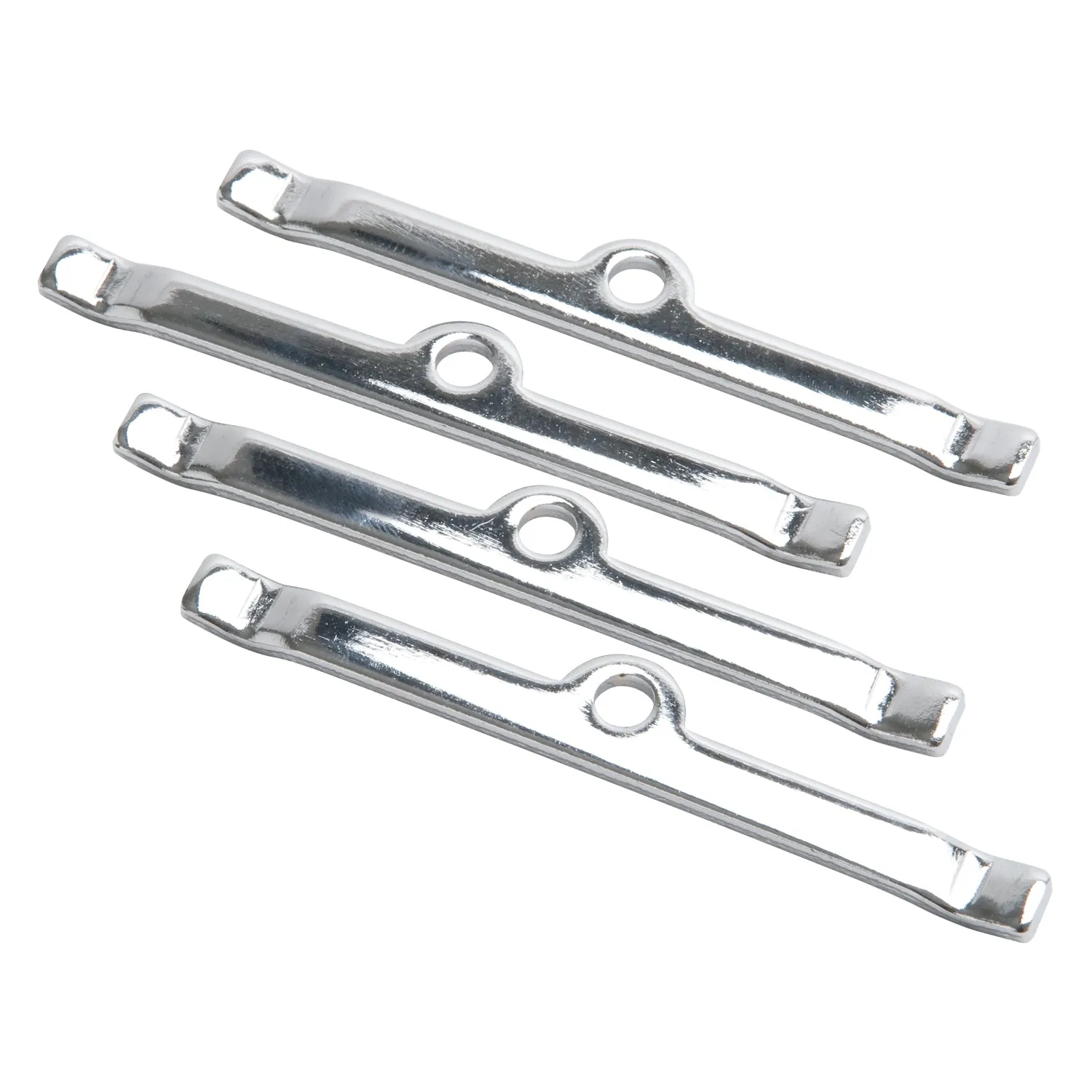Edelbrock 4426 Edelbrock Hold-Down Tab Kits (Small Block Chevy; set of Chrome 4; 5in. long)?