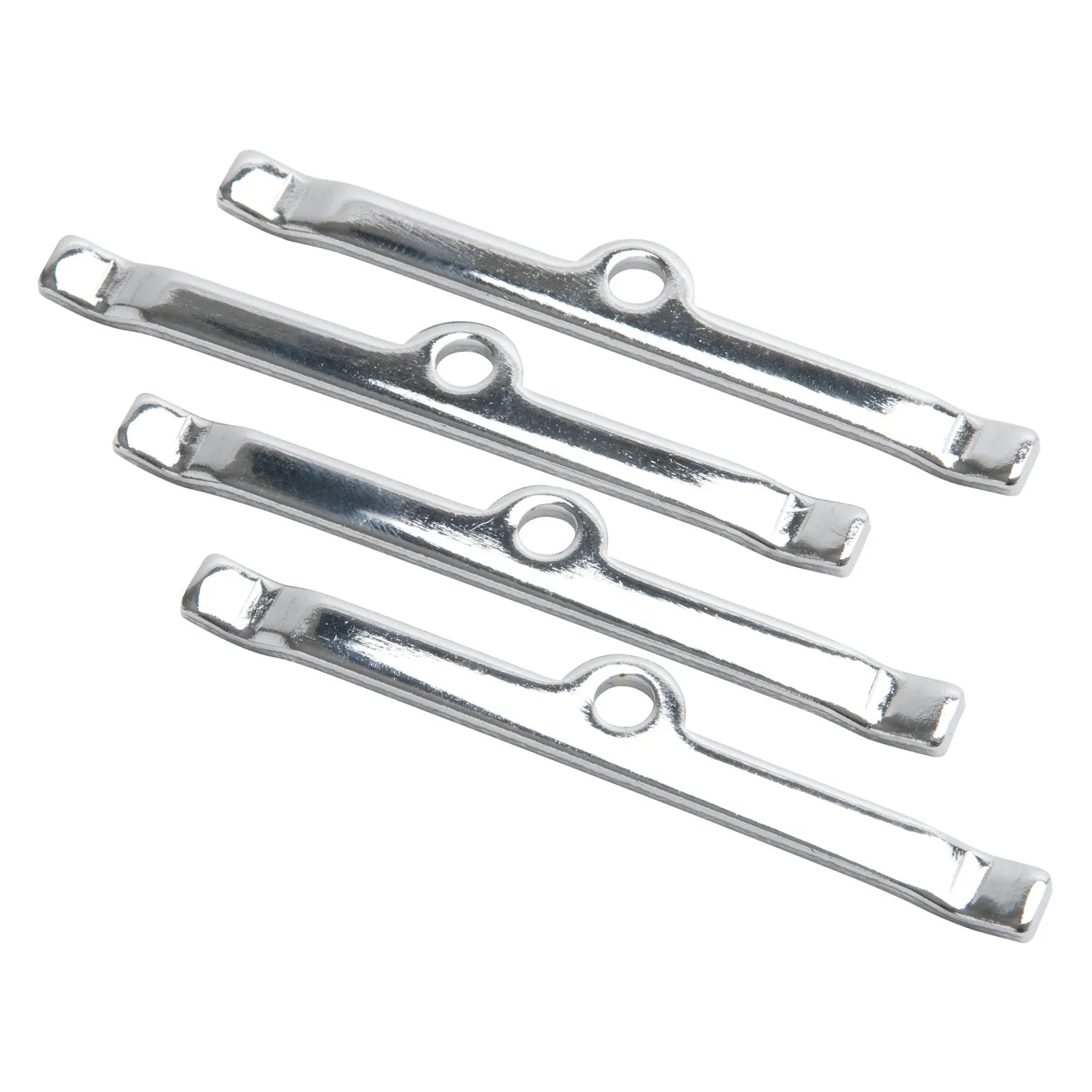 Edelbrock 4426 Edelbrock Hold-Down Tab Kits (Small Block Chevy; set of Chrome 4; 5in. long)?