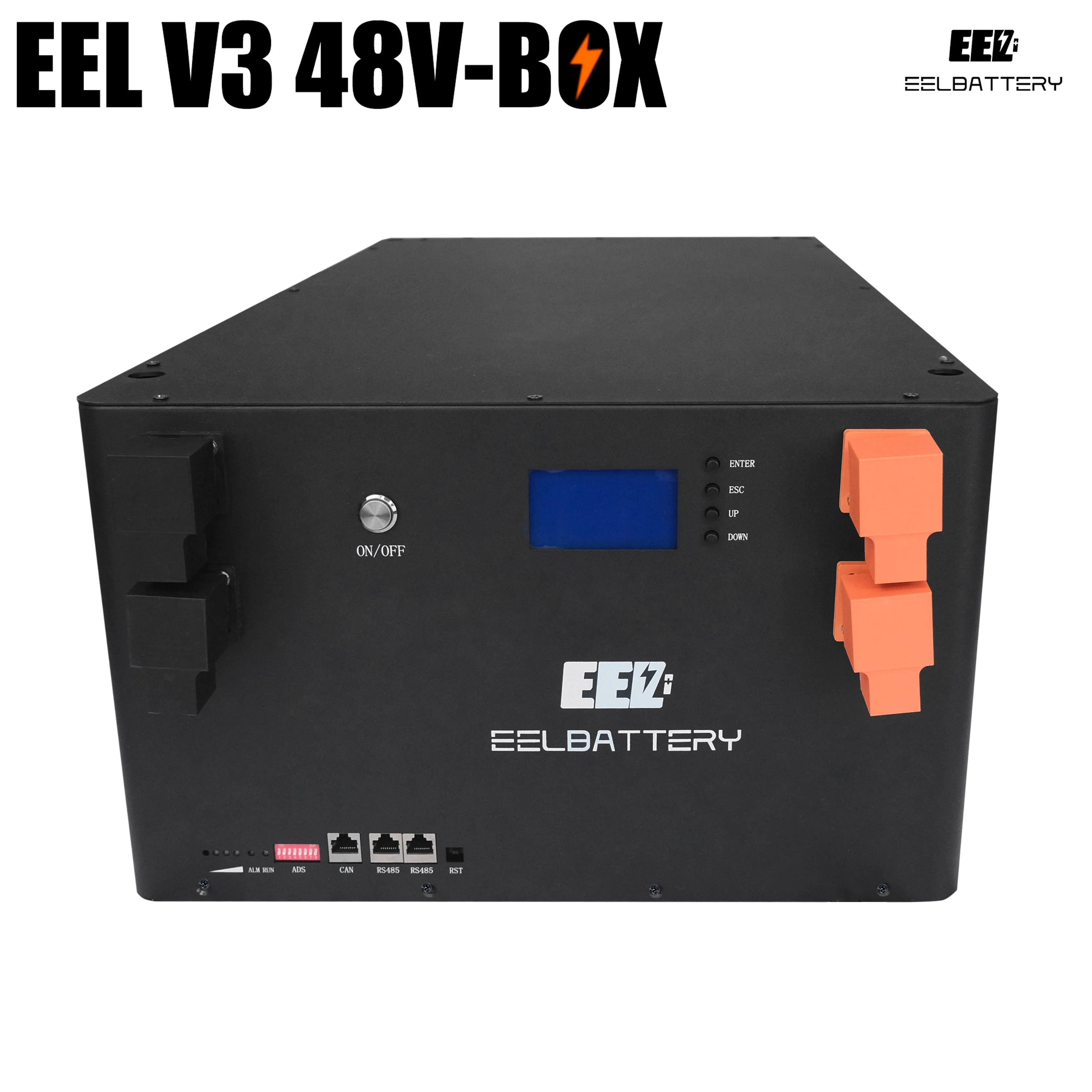 EEL 48V 16S V3 Server Rack Battery DIY 280 Box Kits with Bluetooth BMS Home Energy Storage Stackable Type