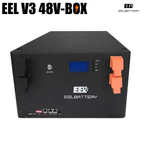 EEL 48V 16S V3 Server Rack Battery DIY 280 Box Kits with Bluetooth BMS Home Energy Storage Stackable Type