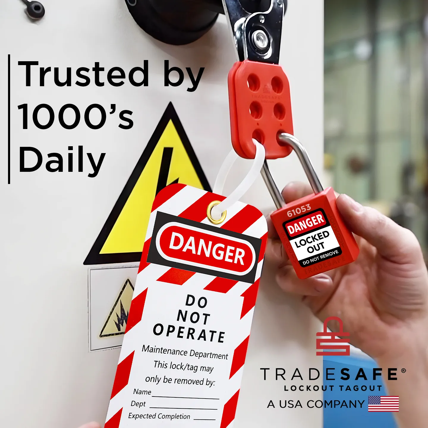 Electrical Lockout Tagout Kit – 1 Key Per Lock