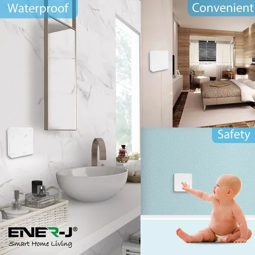 ENER-J 2 ways Wireless Receiver, 5Ax2 on/off,RF433mhz Non Dimmable