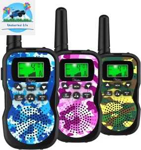 Enhanced Kids Walkie Talkies for Fun Glamping Adventures