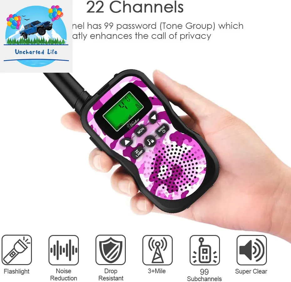 Enhanced Kids Walkie Talkies for Fun Glamping Adventures